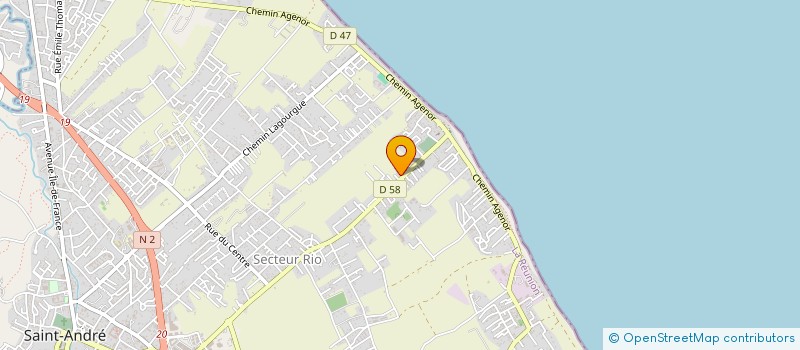 localisation de l'entreprise AST  SAINT-ANDRE