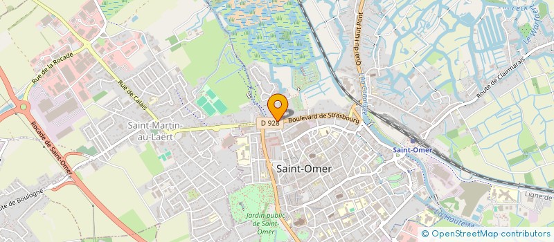 localisation de l'entreprise AST ASSUR  SAINT-OMER