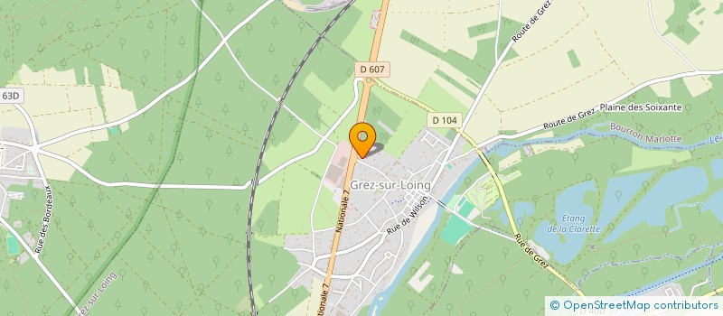 localisation de l'entreprise AST AUTO  GREZ-SUR-LOING