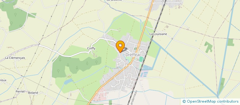 localisation de l'entreprise AST COCHONAILLE  DREFFEAC