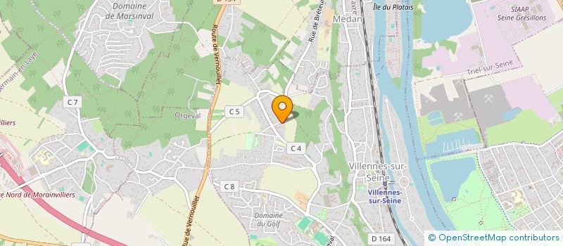 localisation de l'entreprise AST DEVERRES  VILLENNES-SUR-SEINE