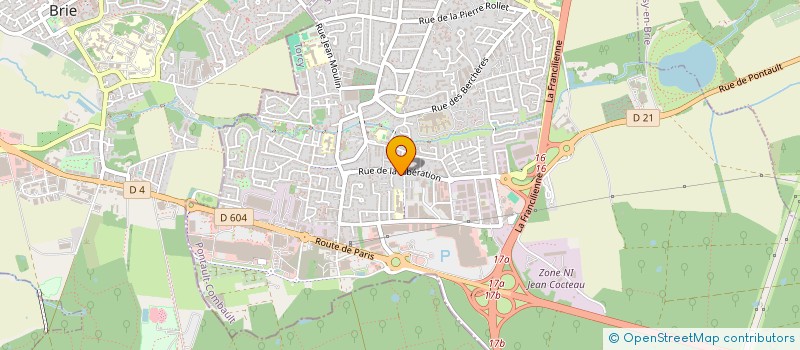 localisation de l'entreprise AST DRIVE  PONTAULT-COMBAULT