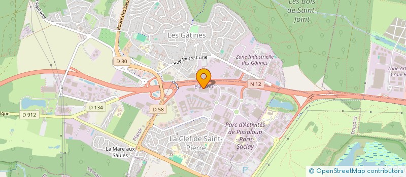 localisation de l'entreprise AST HOLDING  LES CLAYES-SOUS-BOIS