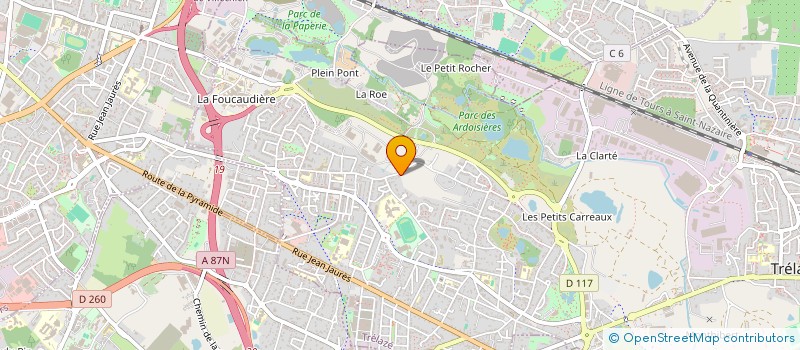 localisation de l'entreprise AST INVEST  TRELAZE