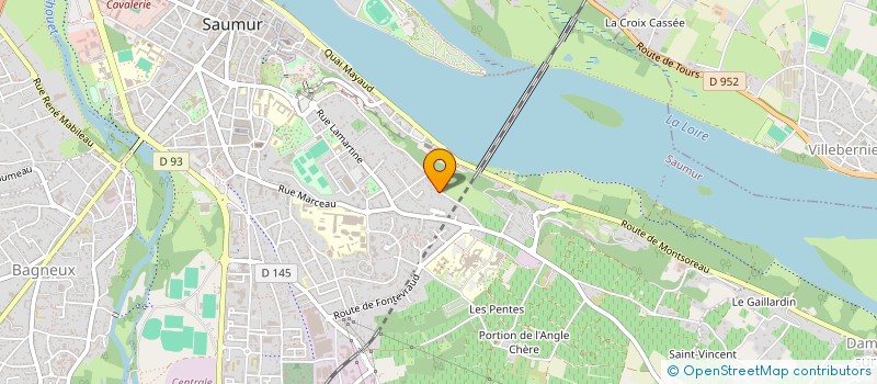 localisation de l'entreprise AST INVEST  SAUMUR