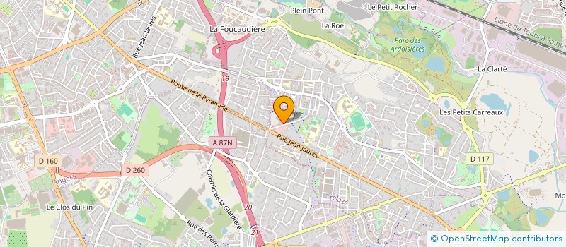 localisation de l'entreprise AST LASER à TRELAZE