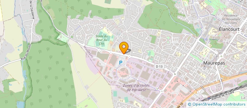 localisation de l'entreprise AST MINIBUS LE TRANSPORT DES HANGES  MAUREPAS