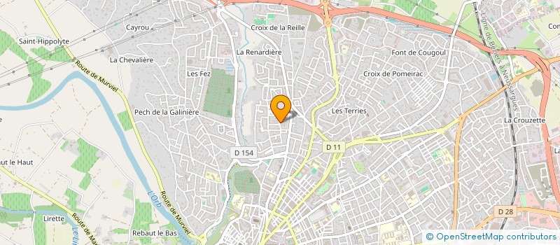 localisation de l'entreprise AST OCCITANIE SECURITE à BEZIERS