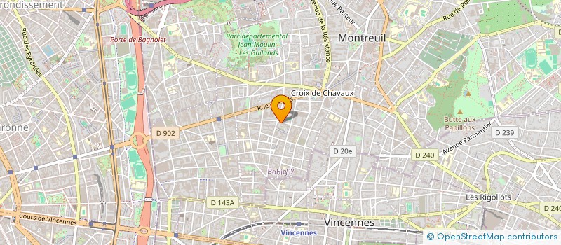 localisation de l'entreprise AST PARTICIPATION à MONTREUIL