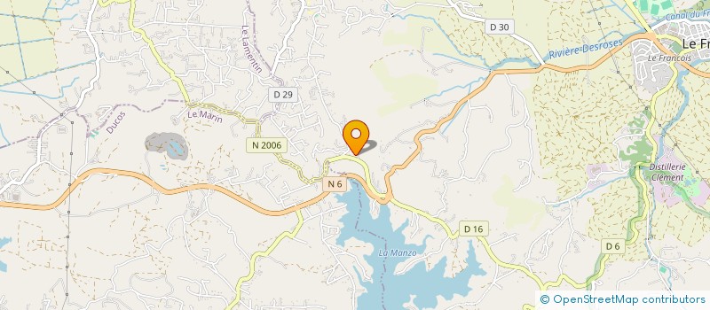 localisation de l'entreprise AST POOLS TECHNOLOGIE  LE FRANCOIS