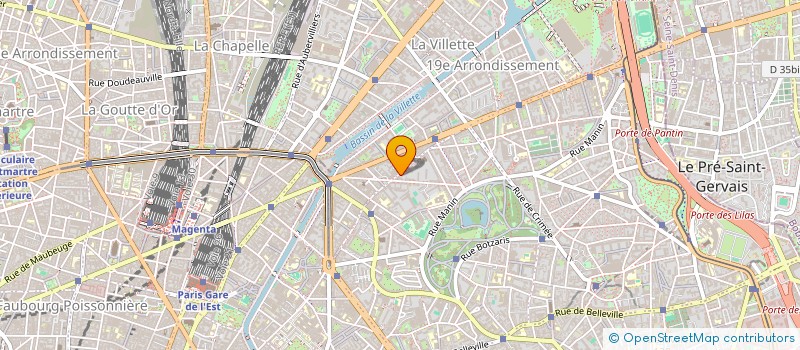 localisation de l'entreprise AST PRODUCTIONS  PARIS