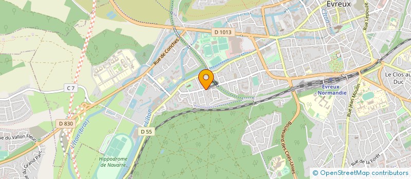 localisation de l'entreprise AST SERVICES à EVREUX