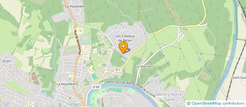 localisation de l'entreprise AST TAXI  BOULZICOURT