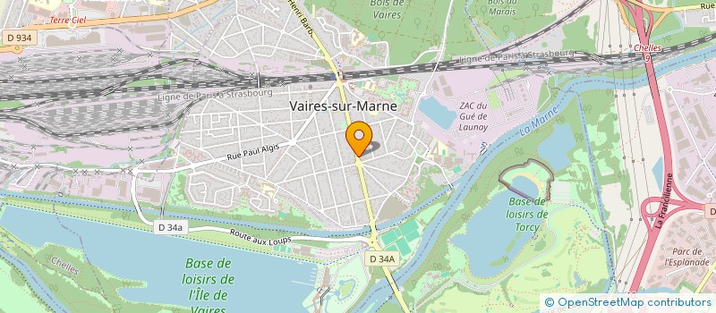 localisation de l'entreprise ASTA  VAIRES-SUR-MARNE