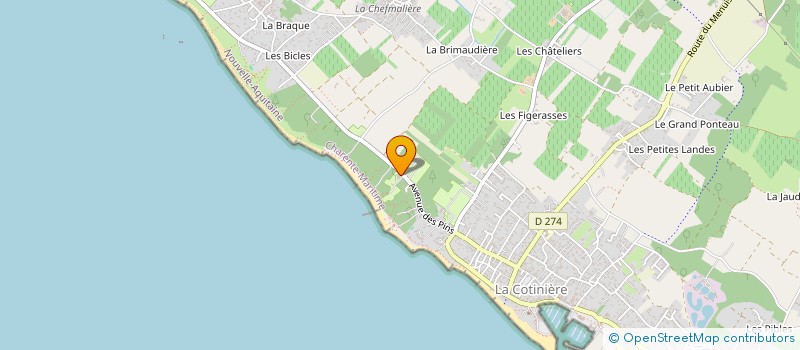 localisation de l'entreprise ASTA à SAINT-PIERRE-D'OLERON