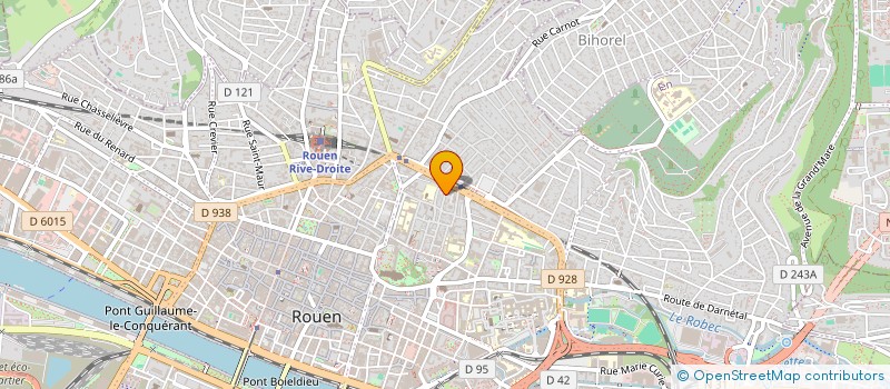 localisation de l'entreprise ASTA à ROUEN