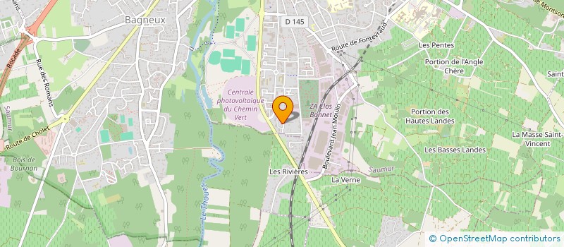 localisation de l'entreprise ASTACK à SAUMUR