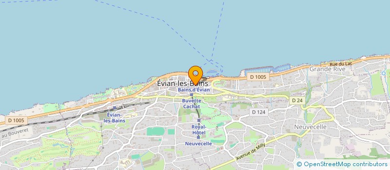 localisation de l'entreprise ASTALLADORO  EVIAN-LES-BAINS