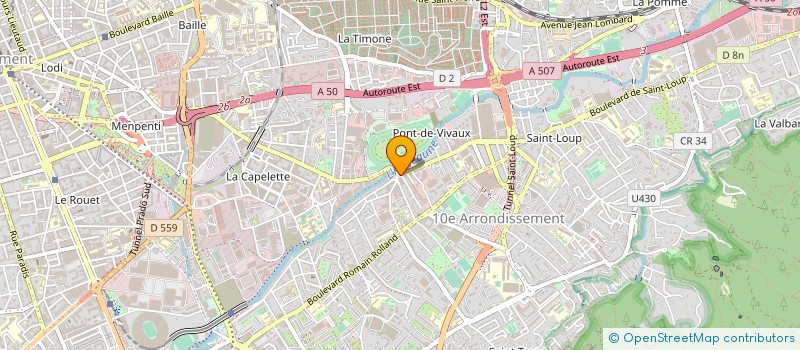 localisation de l'entreprise ASTAMPA à MARSEILLE 10EME