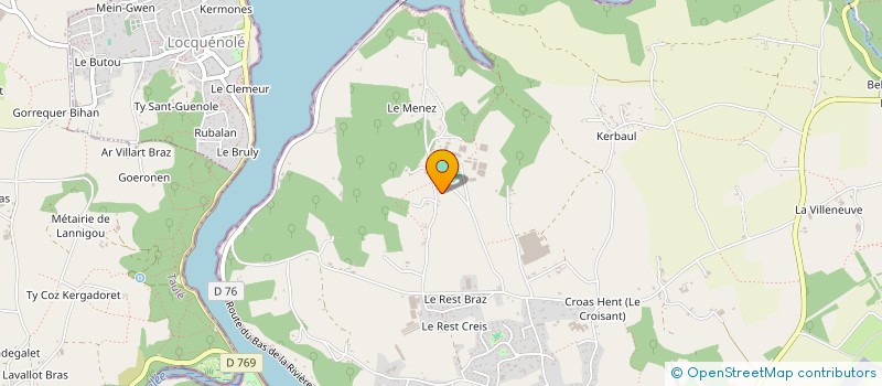 localisation de l'entreprise ASTAN à MORLAIX