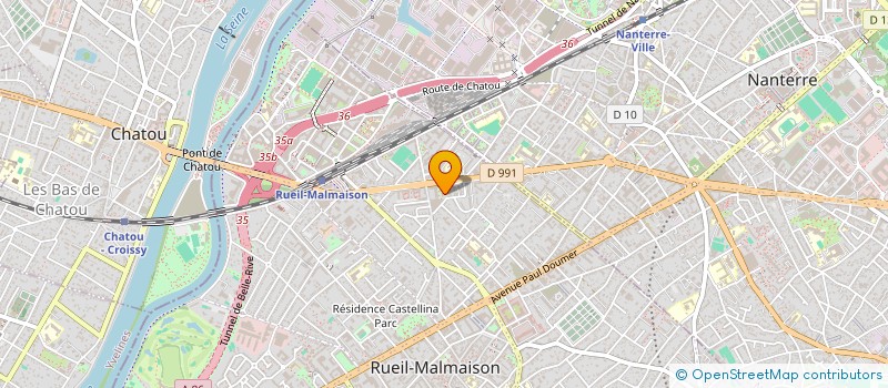 localisation de l'entreprise ASTANA à RUEIL-MALMAISON