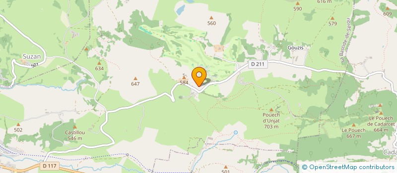 localisation de l'entreprise ASTANGA YOGA à MONTAGAGNE