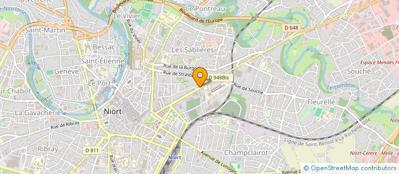 localisation de l'entreprise ASTAP à NIORT
