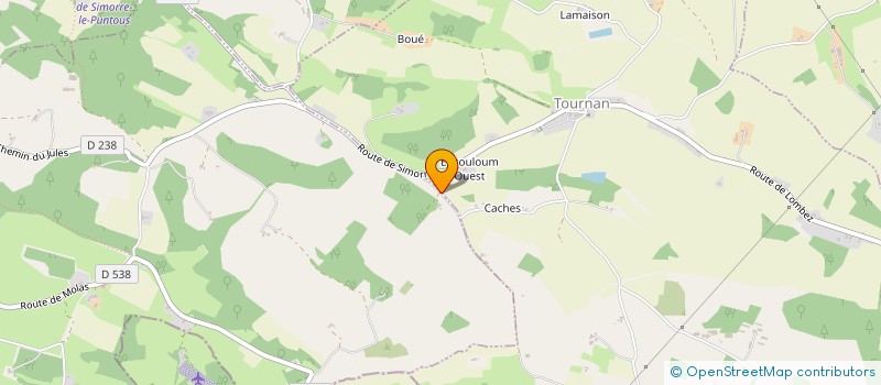 localisation de l'entreprise ASTARAC 3C2LFJT  VILLEFRANCHE-D'ASTARAC