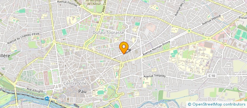 localisation de l'entreprise ASTARTE  PAU