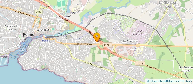 localisation de l'entreprise ASTARTE  PORNIC