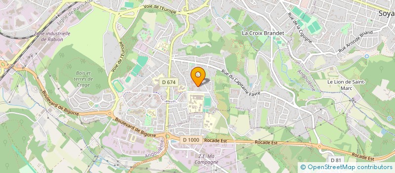 localisation de l'entreprise ASTARTE (AFRICAFFRANCHIE COMMUNAUTES) à ANGOULEME