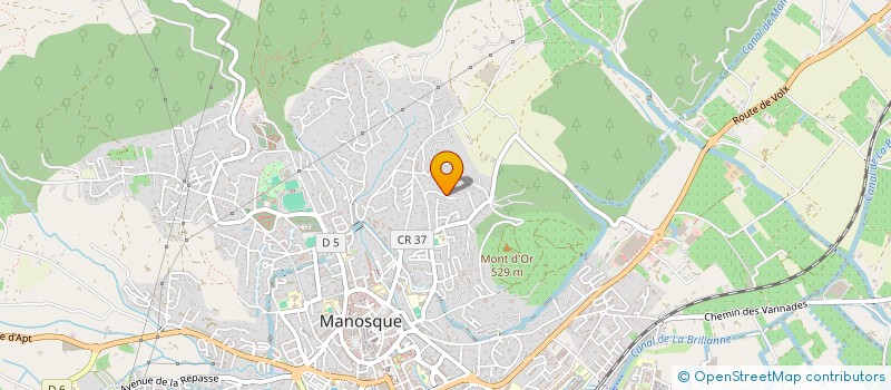 localisation de l'entreprise ASTARTE PATRIMOINE à MANOSQUE