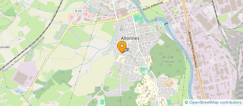 localisation de l'entreprise ASTARTE PHOEBUS  ALLONNES