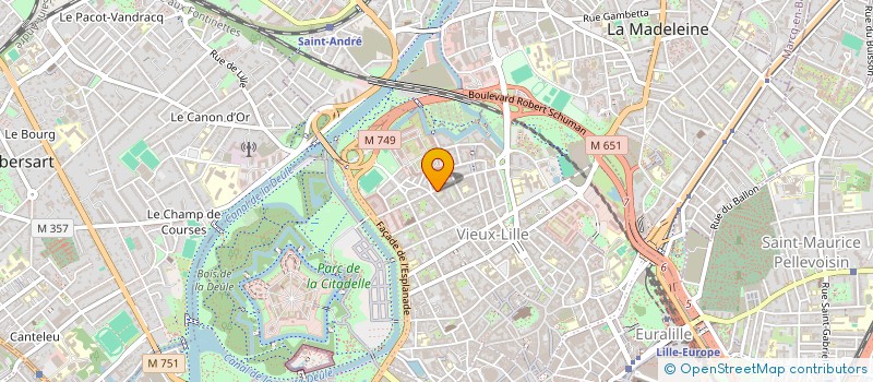 localisation de l'entreprise ASTATE à LILLE
