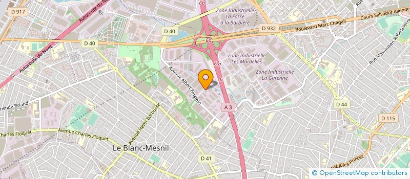 localisation de l'entreprise ASTATO à LE BLANC-MESNIL