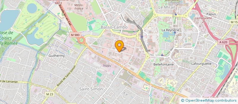 localisation de l'entreprise ASTC  TOULOUSE