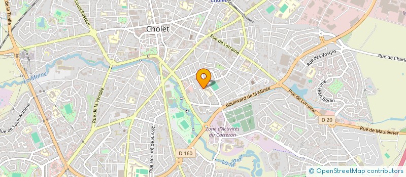 localisation de l'entreprise ASTEC à CHOLET