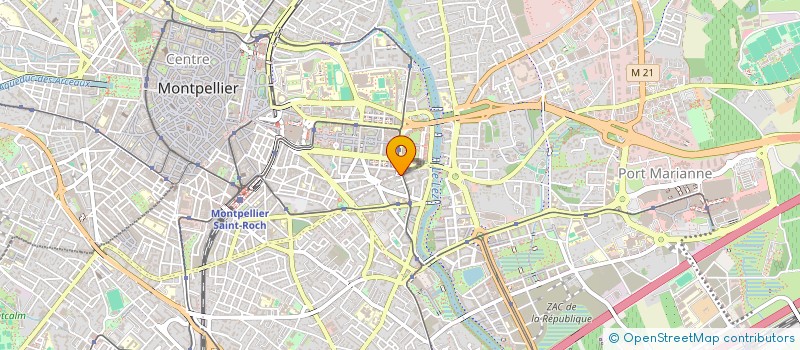 localisation de l'entreprise ASTEC à MONTPELLIER