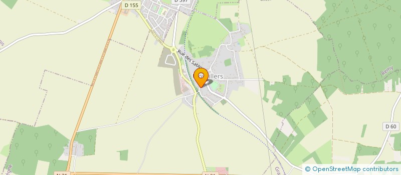 localisation de l'entreprise ASTEC ENTREPRISE  MOYVILLERS