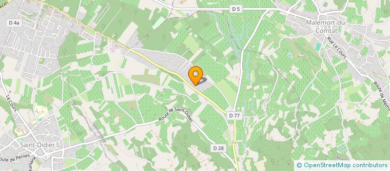 localisation de l'entreprise ASTEC INTL - ASSOCIATION DE SERVICES TECHNIQUES ECONOMIQUES ET COMMERCIAUX INTERNATIONAUX  VENASQUE