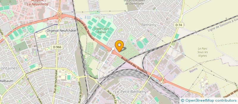 localisation de l'entreprise ASTEC PREVENTIVE MAINTENANCE à BETHENY