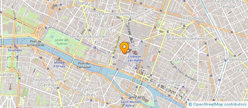 localisation de l'entreprise ASTECH à PARIS