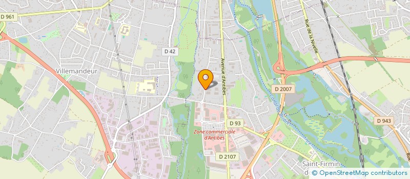 localisation de l'entreprise ASTECH INDUSTRIES  AMILLY