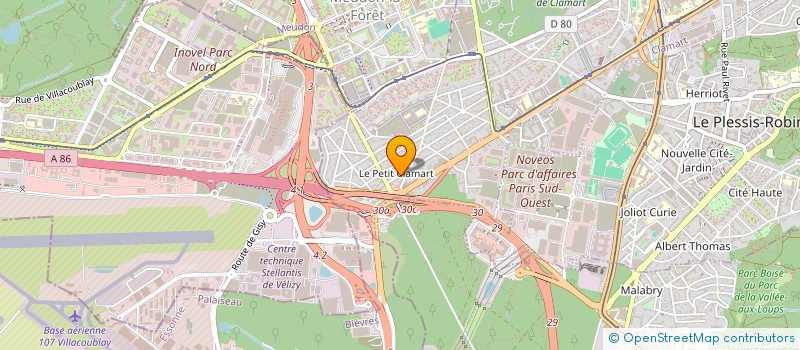 localisation de l'entreprise ASTECH MANAGEMENT à CLAMART