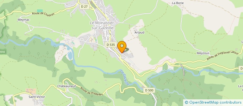 localisation de l'entreprise ASTEEC.P à LE MONASTIER-SUR-GAZEILLE
