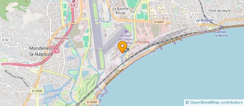 localisation de l'entreprise ASTEEL METAL à CANNES