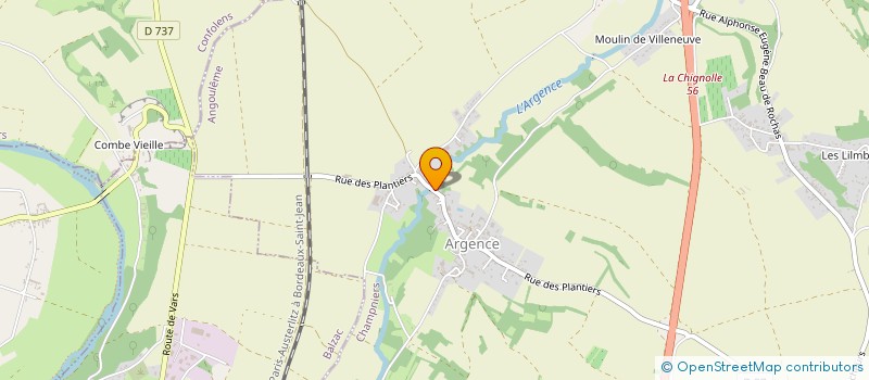 localisation de l'entreprise ASTEEN ENVIRONNEMENT à CHAMPNIERS