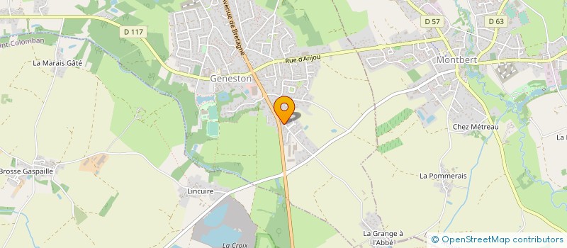 localisation de l'entreprise ASTEGRAF à GENESTON