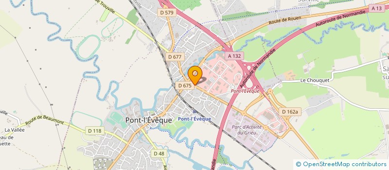 localisation de l'entreprise ASTEJO  HONFLEUR