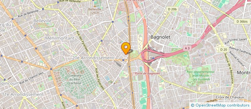 localisation de l'entreprise ASTEL à PARIS